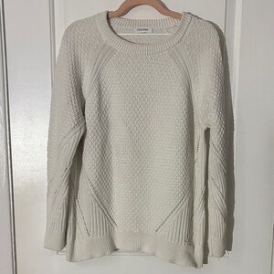 Calvin Klein Women's White Sweater